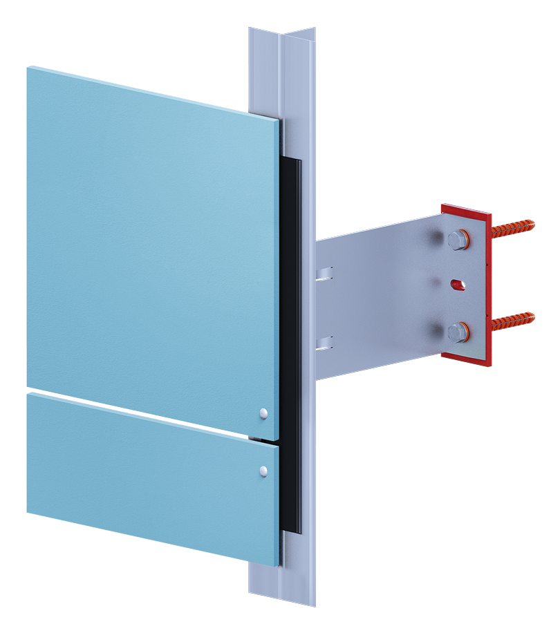 Алюминиевая подсистема для крепления фиброцементных плит
